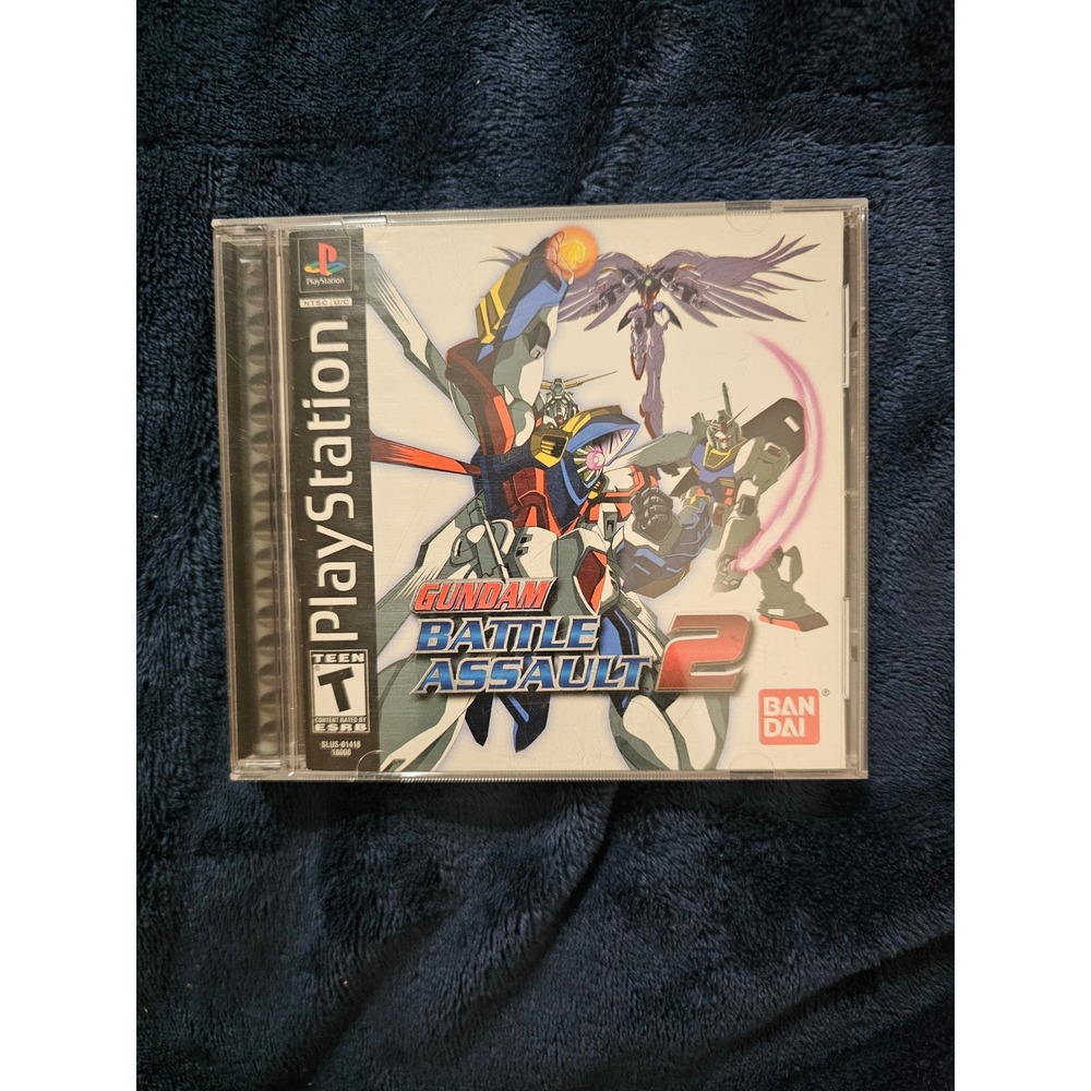 Mobile Suit Gundam Battle Assault 2 Sony PlayStation 1 PS1 Fighting Game Bandai
